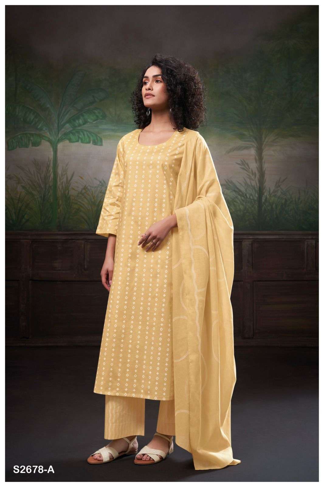 Ganga SHIVIKA 2678 Georgette dress materials wholesale.