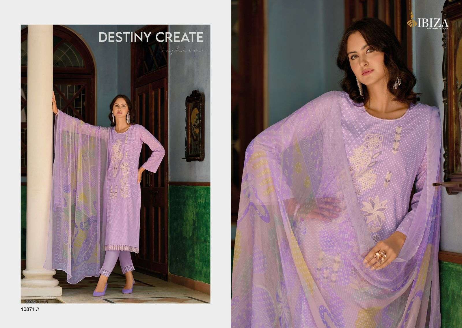 Ibiza Gucci Lawn Cotton Printed  Salwar kameez wholesale market in Kolkata