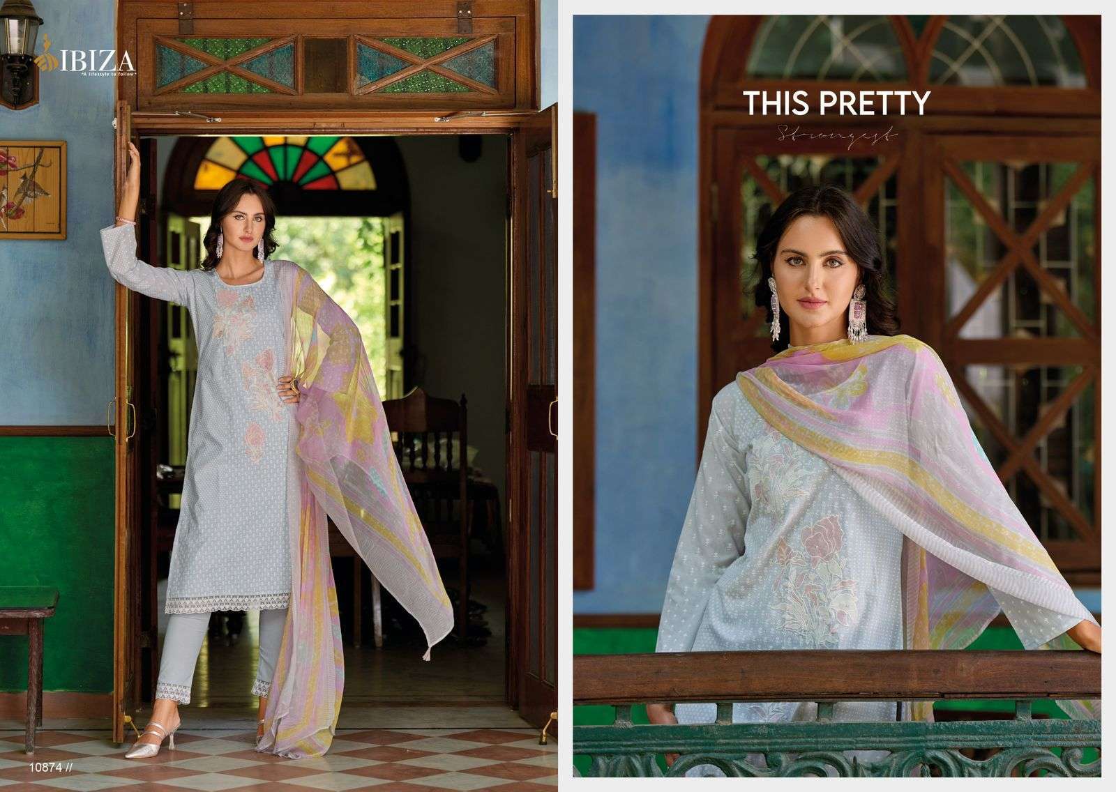 Cotton printed salwar suits wholesale clearance