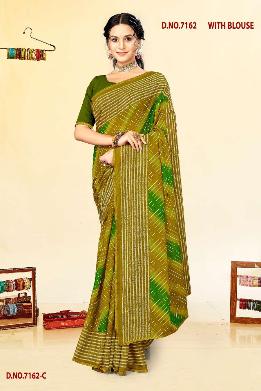 INDER SILK MILLS BLACK MONEY-7162 Wholesale saree catalogs