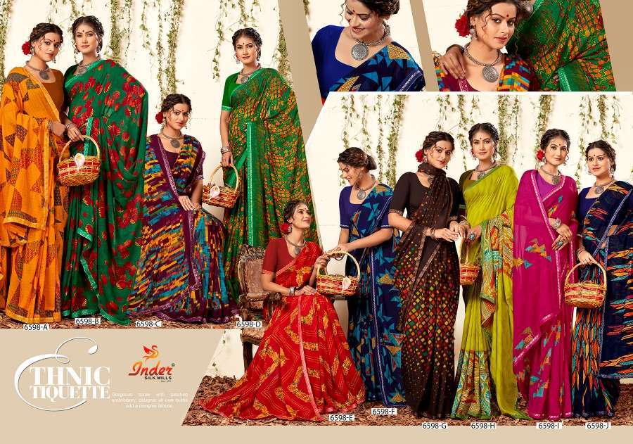 INDER SILK MILLS SEV MAMRA-6598 Online saree shopping in Surat