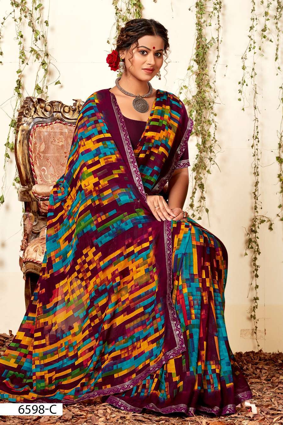INDER SILK MILLS SEV MAMRA-6598 Online saree shopping in Surat
