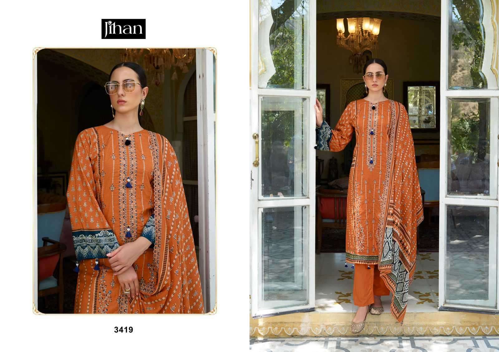 Jihan Bin Saeed Vol 11 Lawn Printed Best Salwar Kameez wholesalers in hyderabad
