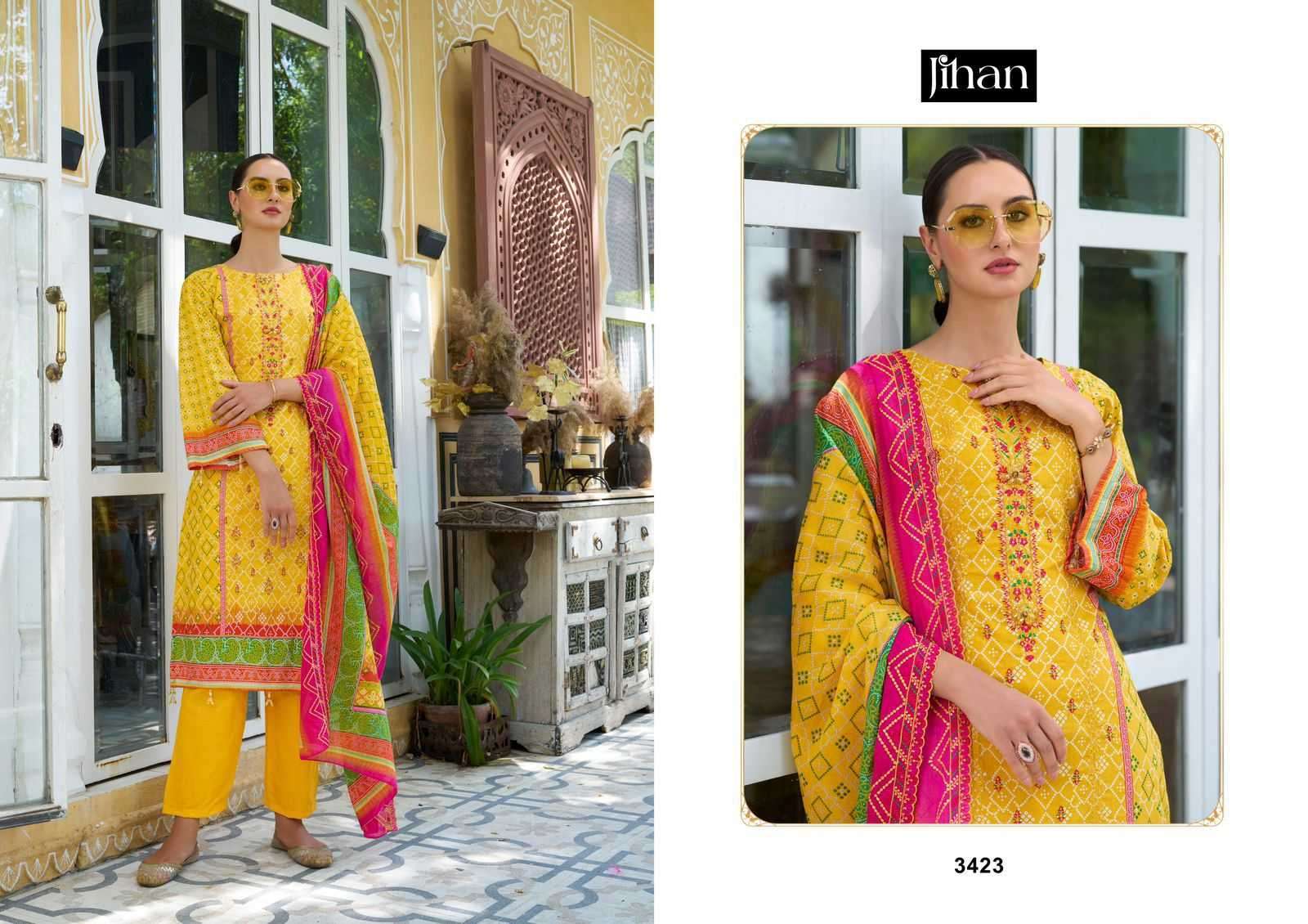 Jihan Bin Saeed Vol 11 Lawn Printed Best Salwar Kameez wholesalers in hyderabad
