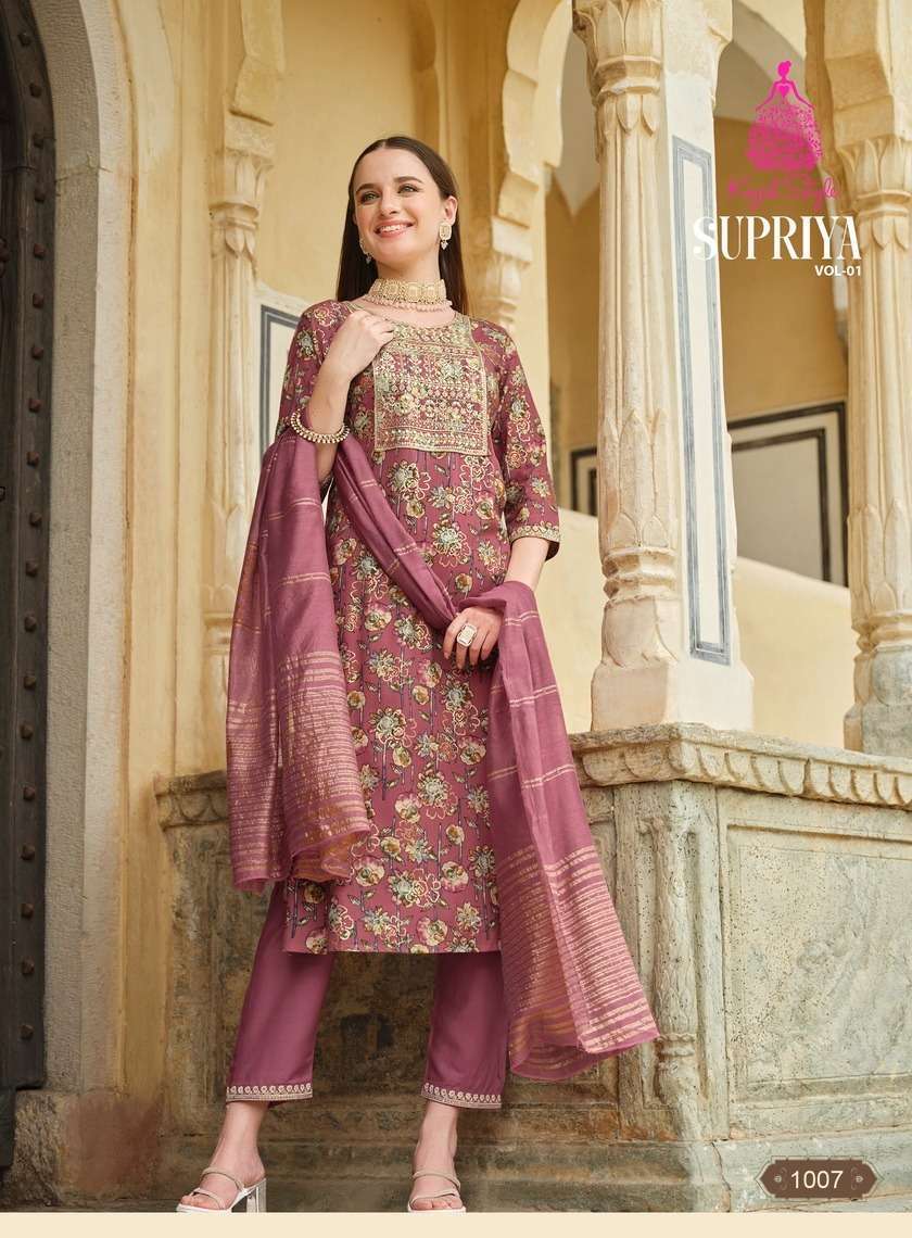 KAJAL STYLE SUPRIYA Vol.1 Plain Kurtis wholesale in Bangalore
