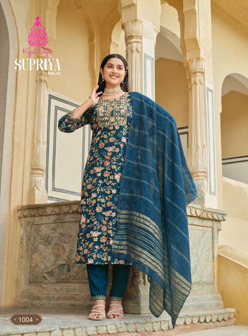 KAJAL STYLE SUPRIYA Vol.1 Plain Kurtis wholesale in Bangalore