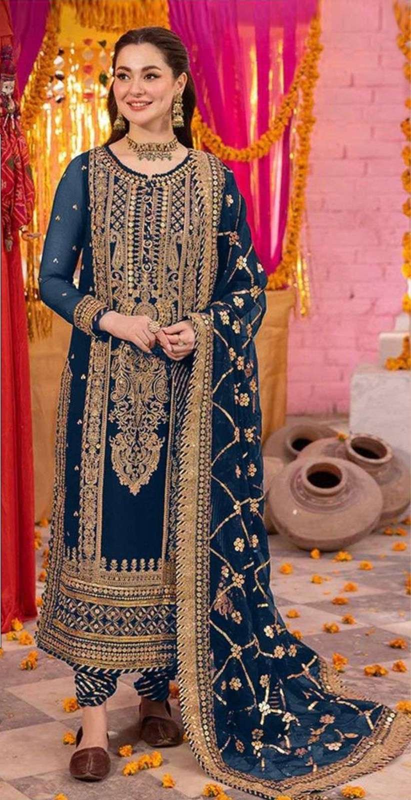 Kb Super Hit 1085 Faux Georgette Designer  Pakistani party wear suits in Bangalore