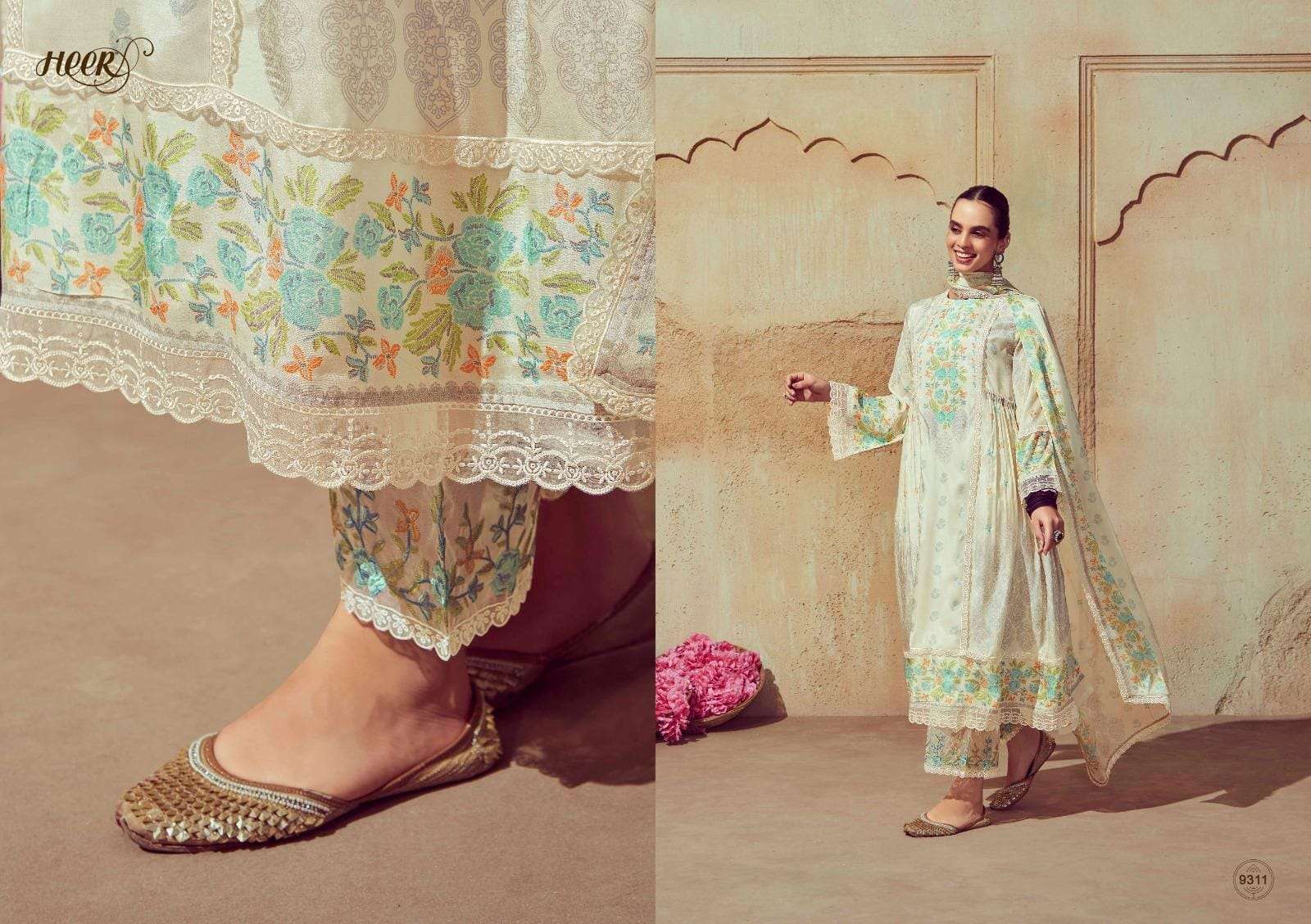 Kimora Heer Guls Muslin Digital Printed Pakistani suits online shopping cash on delivery