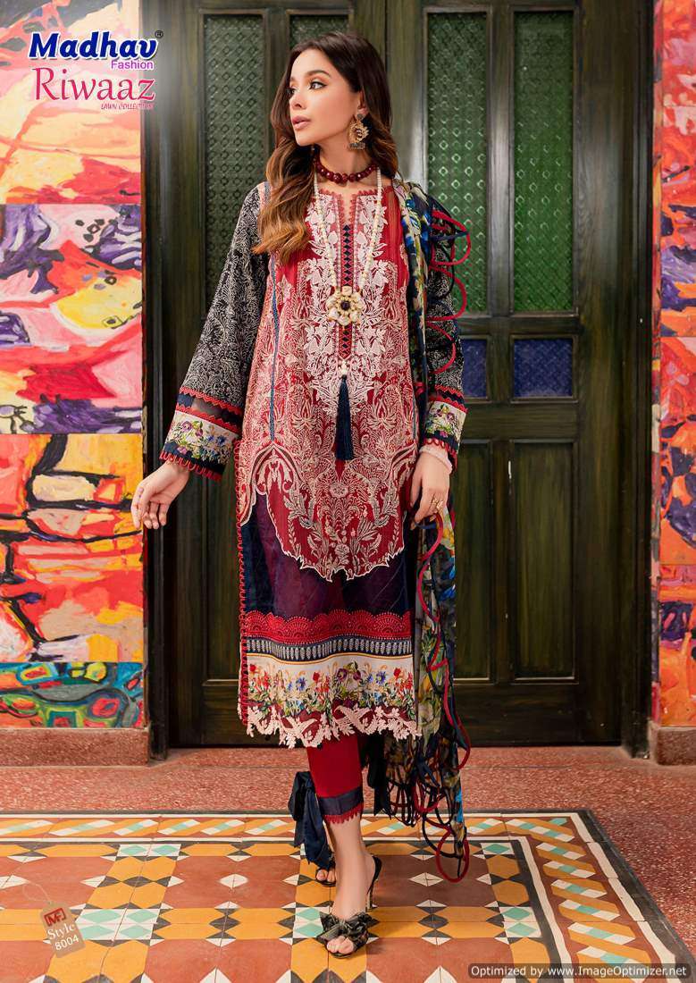 Madhav Riwaaz Vol 8 Cotton Dress Material Surat textile wholesale price