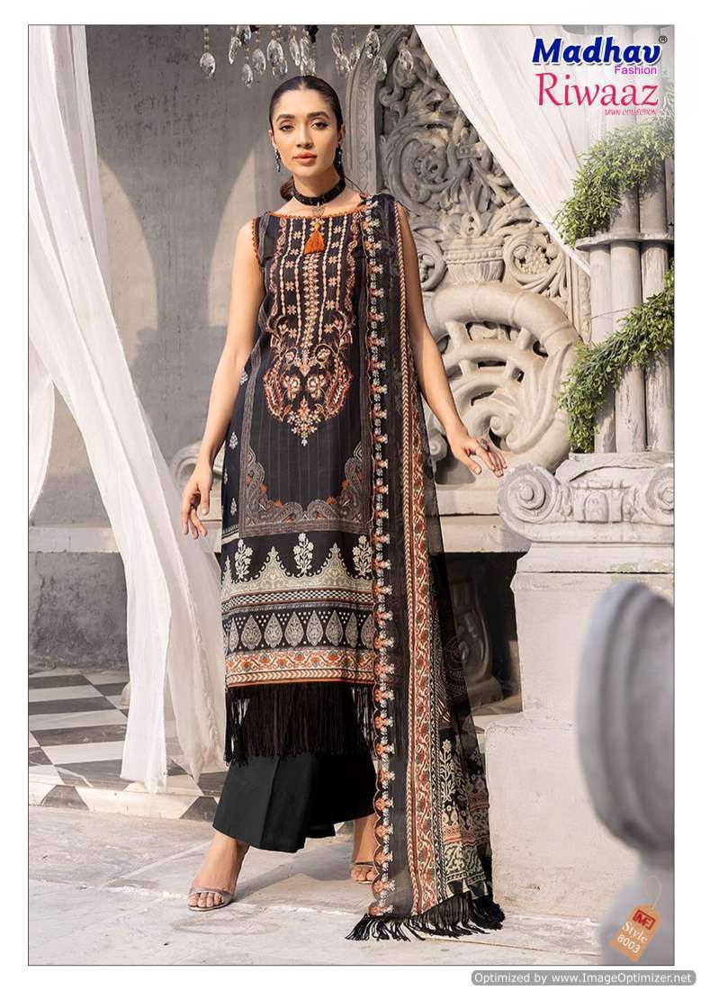 Madhav Riwaaz Vol 8 Cotton Dress Material Surat textile wholesale price