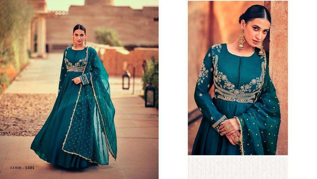 Maskara 5400 To 5404 Premium Silk Embroidered Ethnic Salwar Kameez