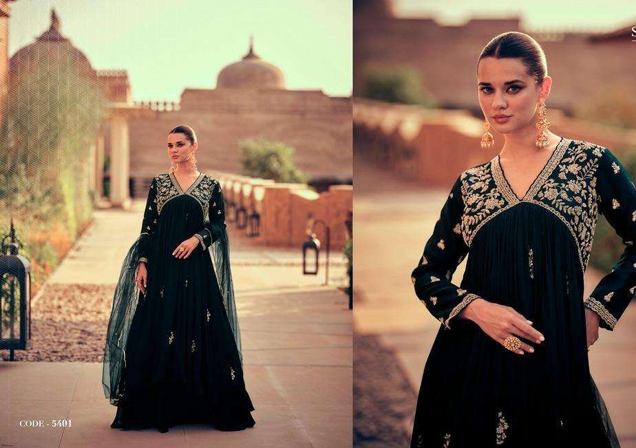 Maskara 5400 To 5404 Premium Silk Embroidered Ethnic Salwar Kameez