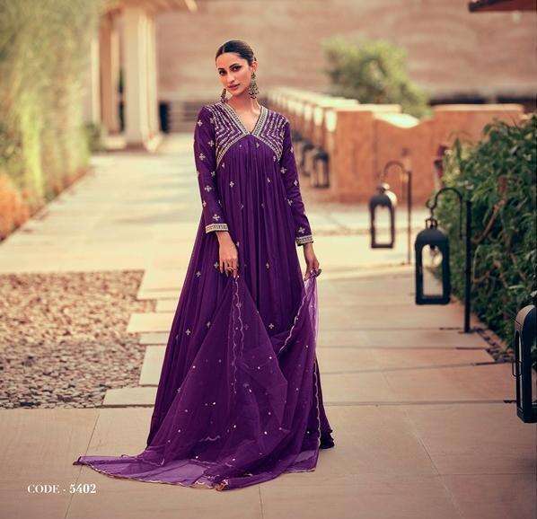 Maskara 5400 To 5404 Premium Silk Embroidered Ethnic Salwar Kameez