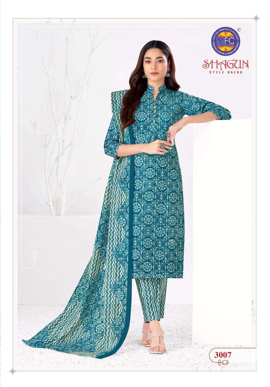 sachin and babi light blue dress Mfc Shagun Vol 30 Lawn Cotton Chiffon dress materials wholesale