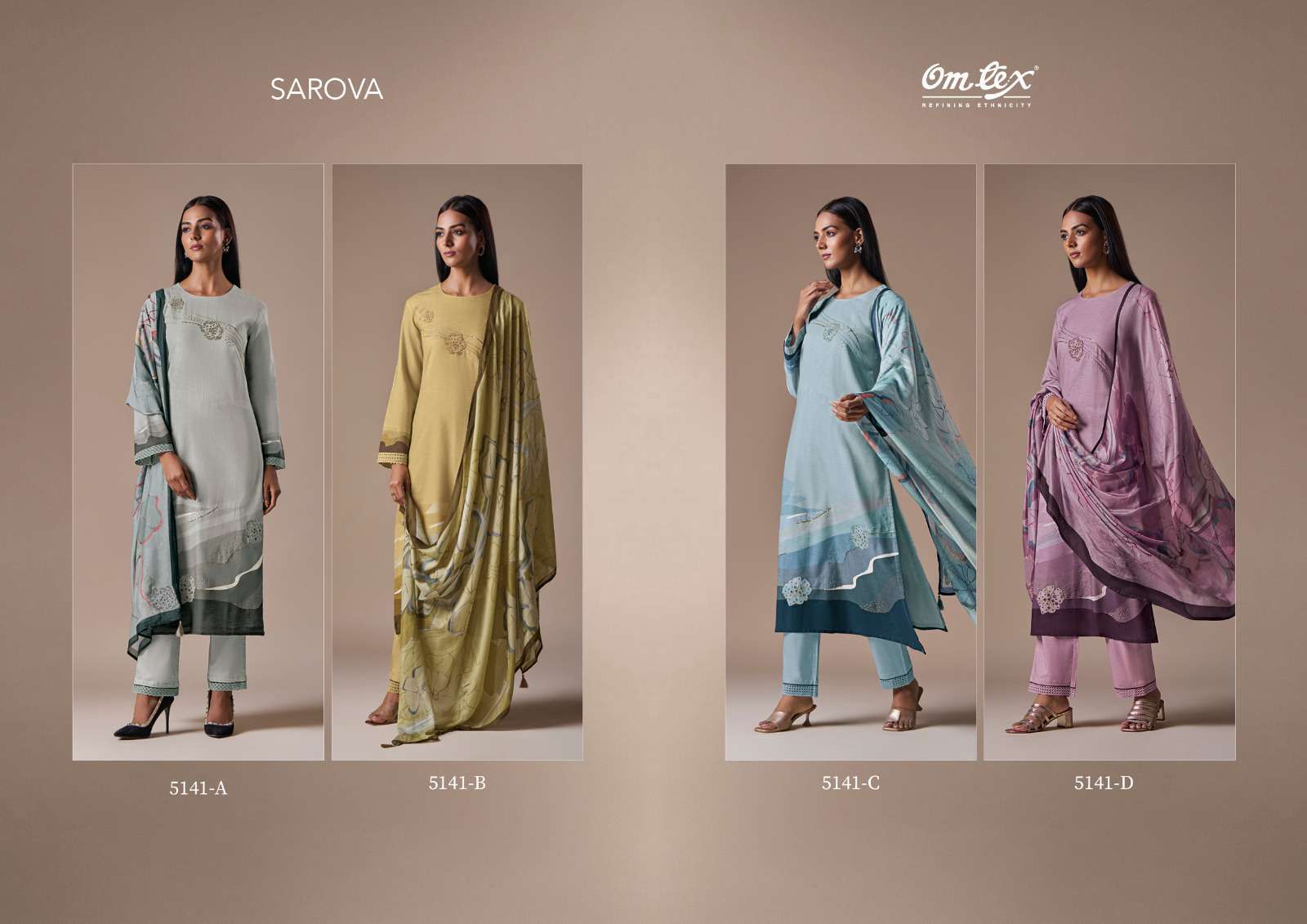OMTEX SAROVA Online Pakistani Salwar Kameez Shopping