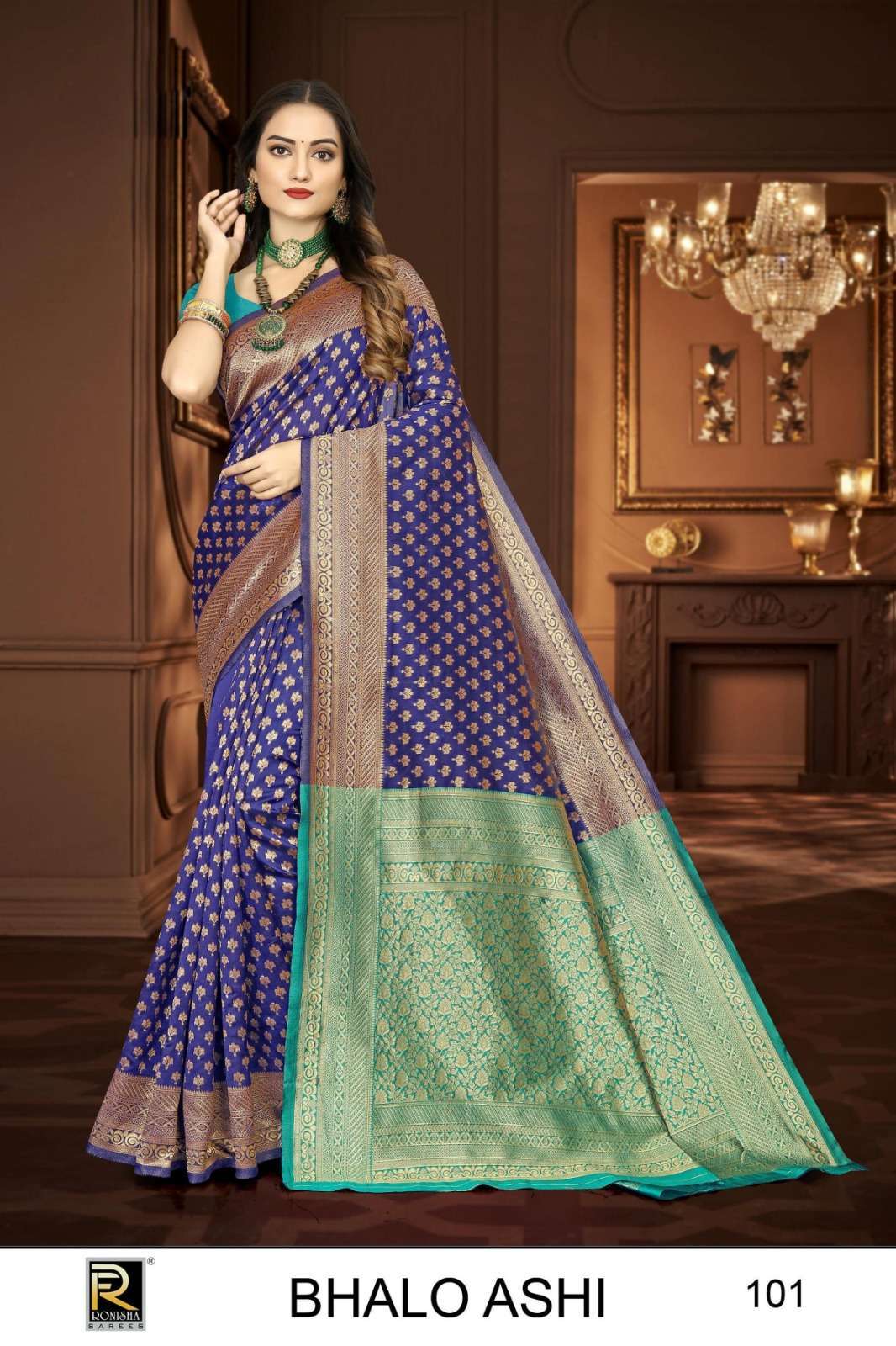 Ronisha Bhaloashi Banarasi Silk Surat textile market sarees
