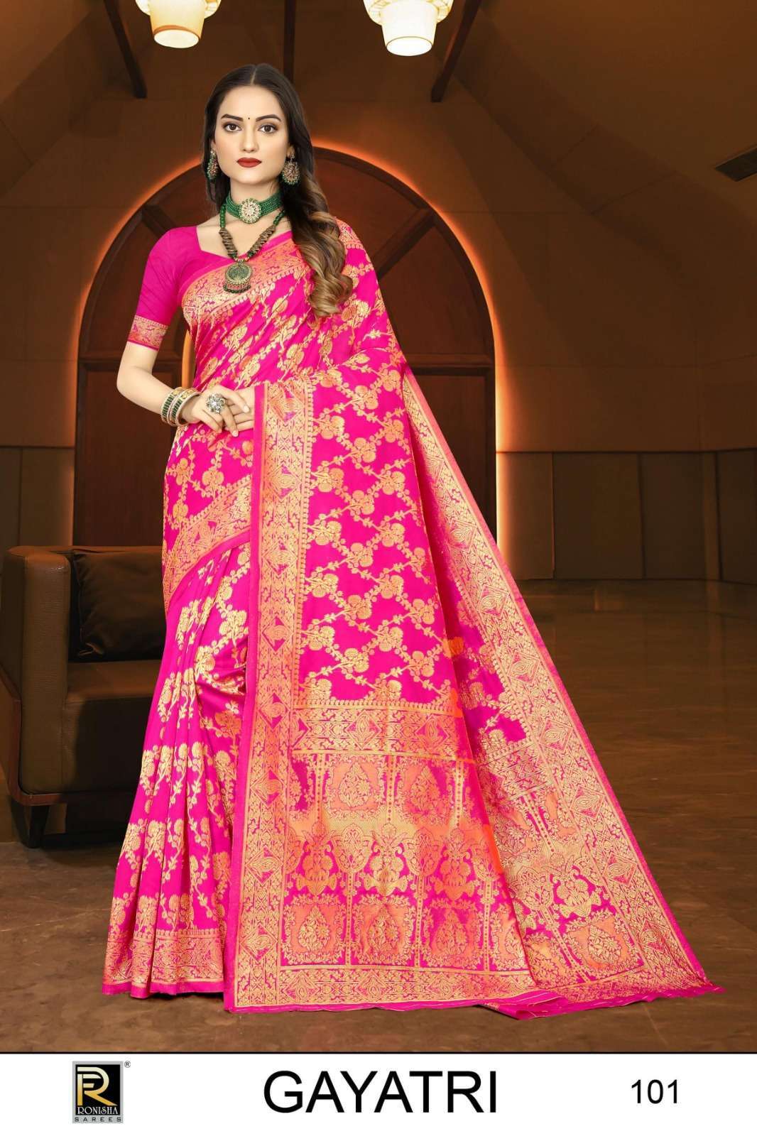 Ronisha Gaytri Banarasi Silk Bridal sarees in Bangalore
