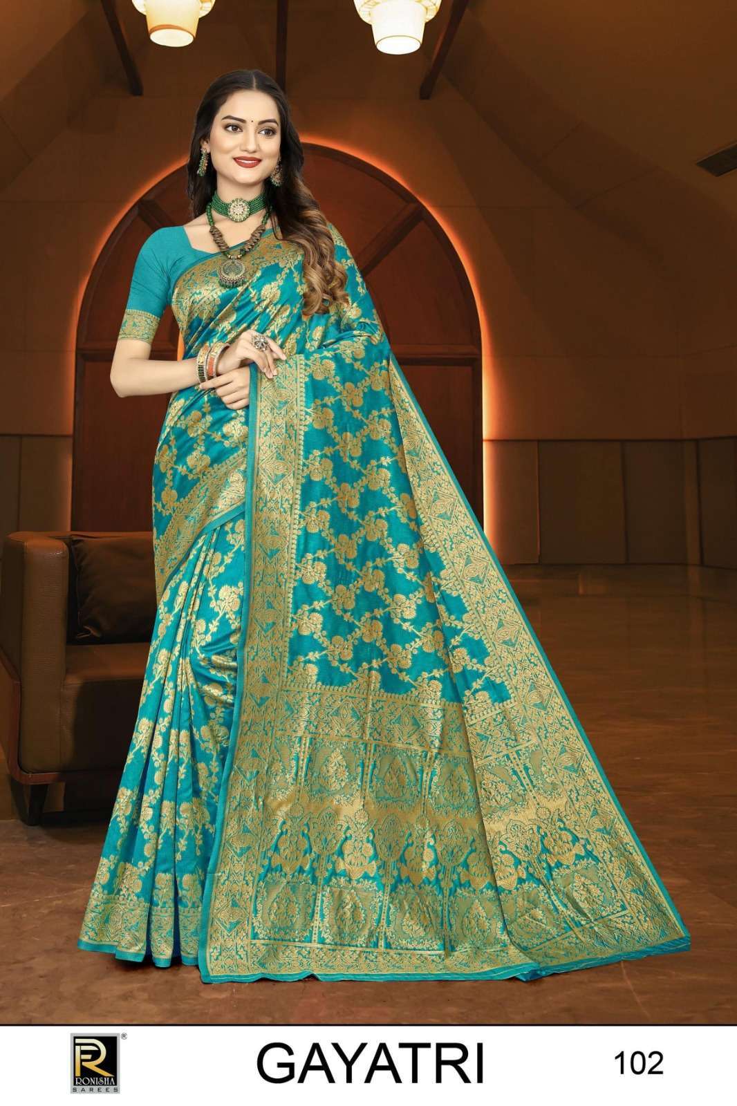 Ronisha Gaytri Banarasi Silk Bridal sarees in Bangalore
