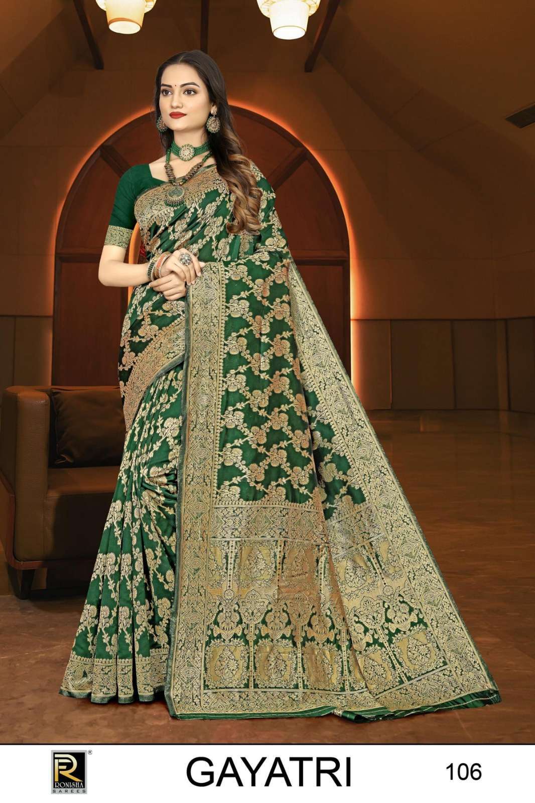 Ronisha Gaytri Banarasi Silk Bridal sarees in Bangalore