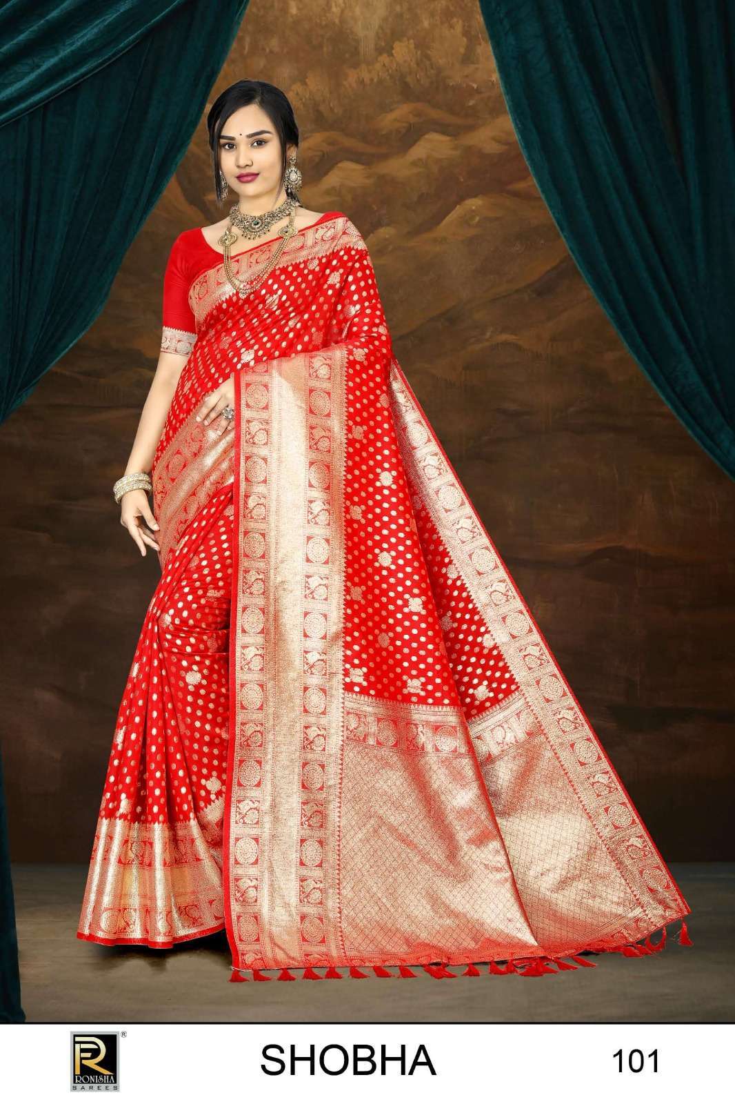 Ronisha Shobha Banarasi Silk Latest saree collections Mumbai