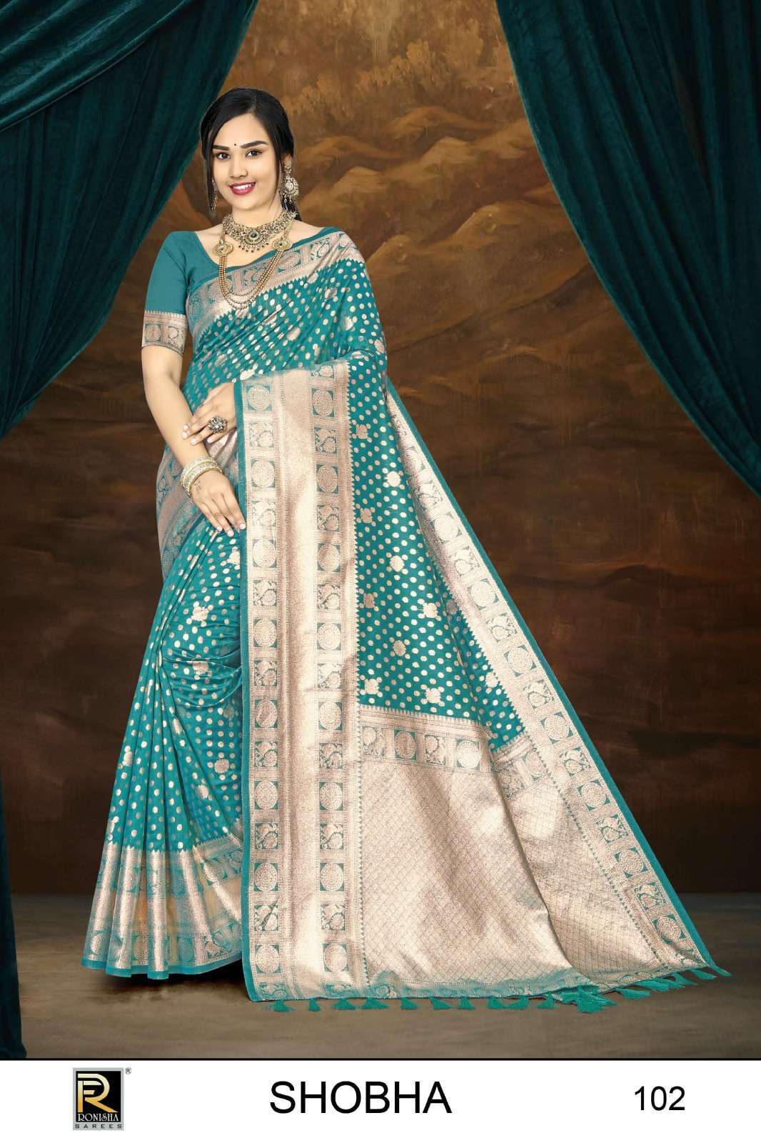 Ronisha Shobha Banarasi Silk Latest saree collections Mumbai