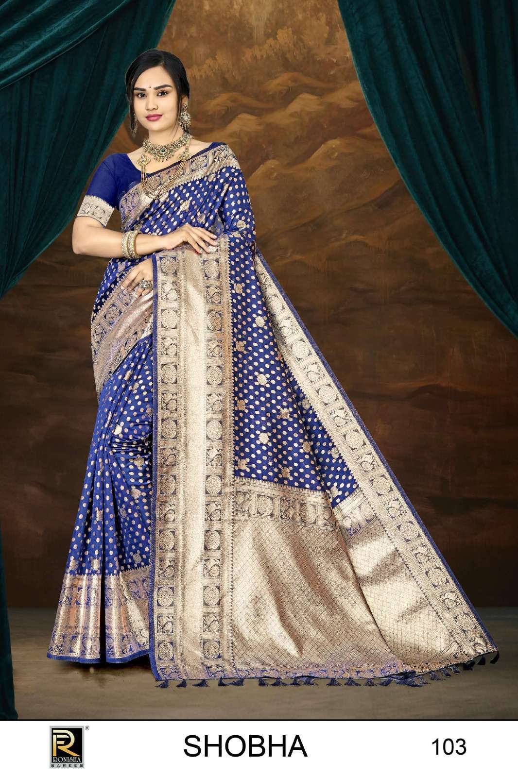 Ronisha Shobha Banarasi Silk Latest saree collections Mumbai