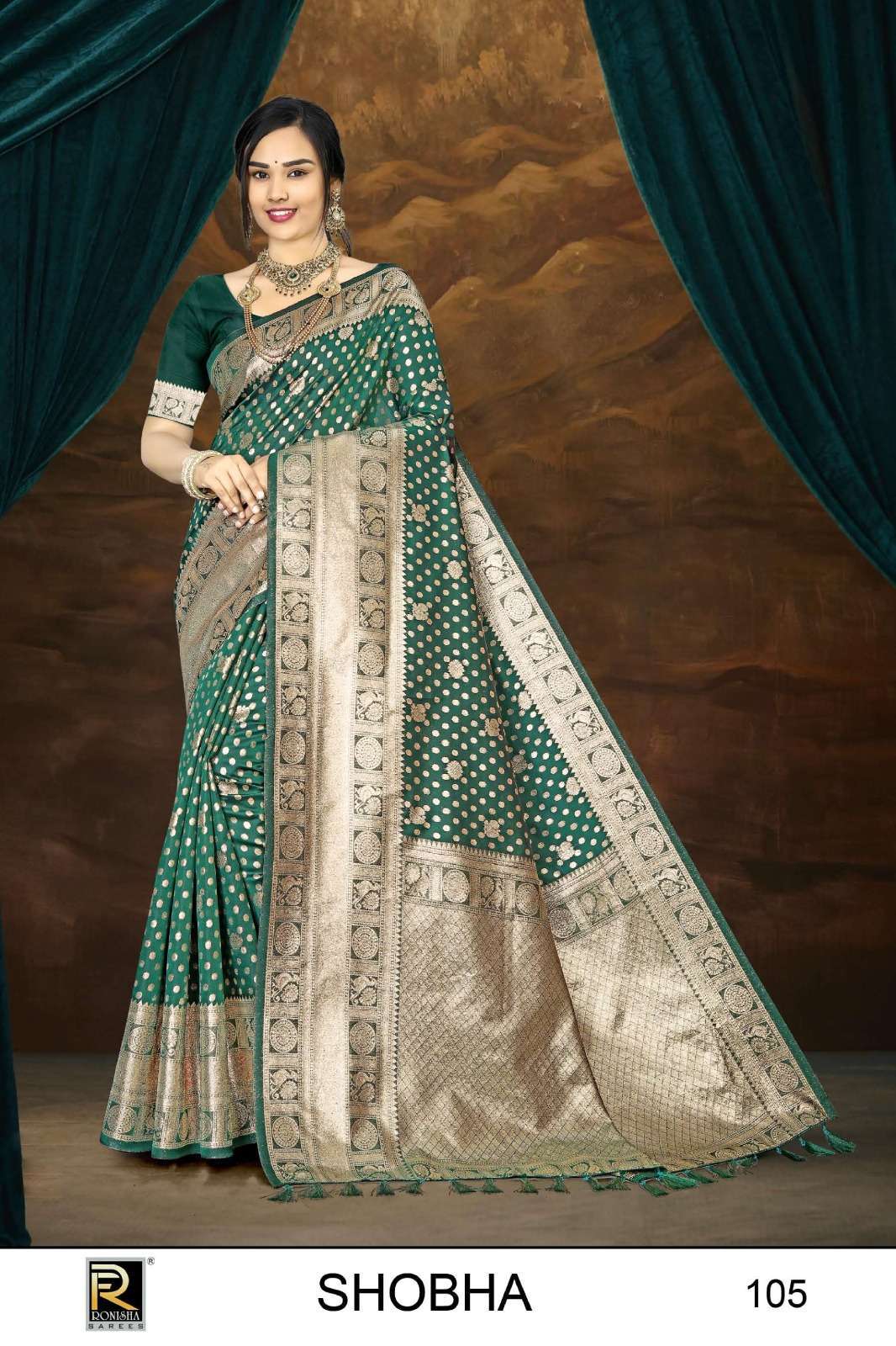 Ronisha Shobha Banarasi Silk Latest saree collections Mumbai