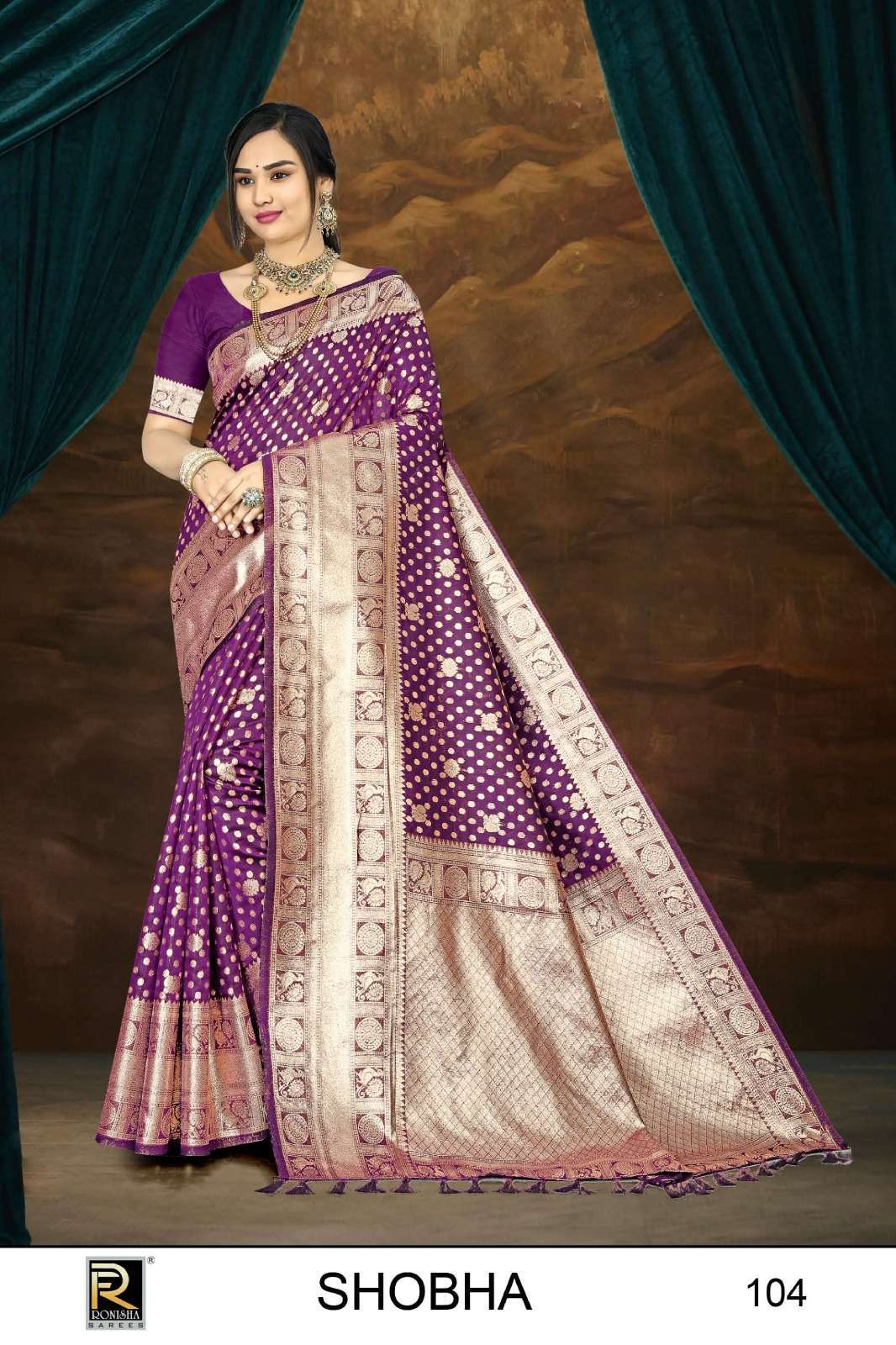 Ronisha Shobha Banarasi Silk Latest saree collections Mumbai