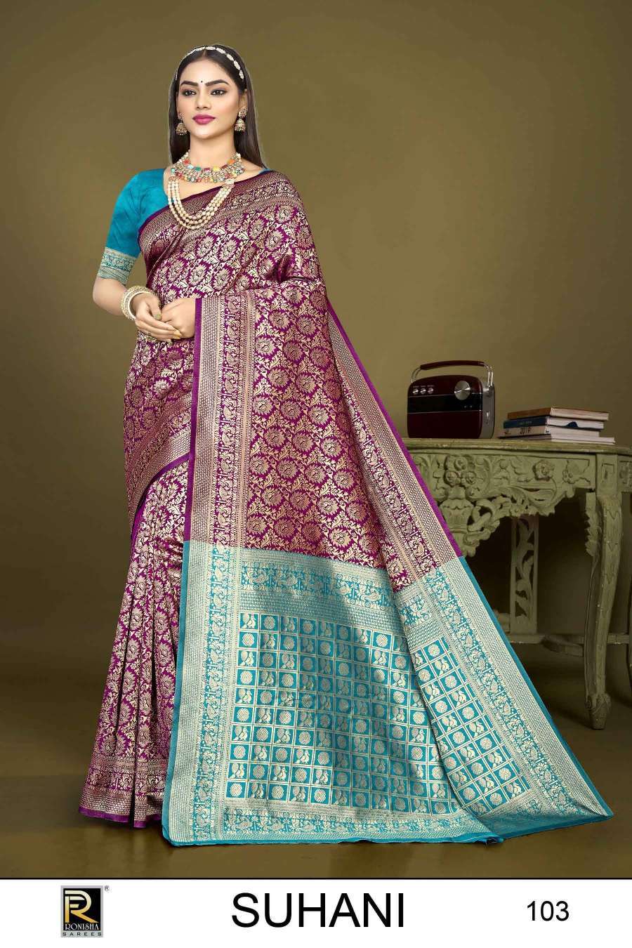 Ronisha Suhani-1 Banarasi Silk sarees wholesale in Bangalore