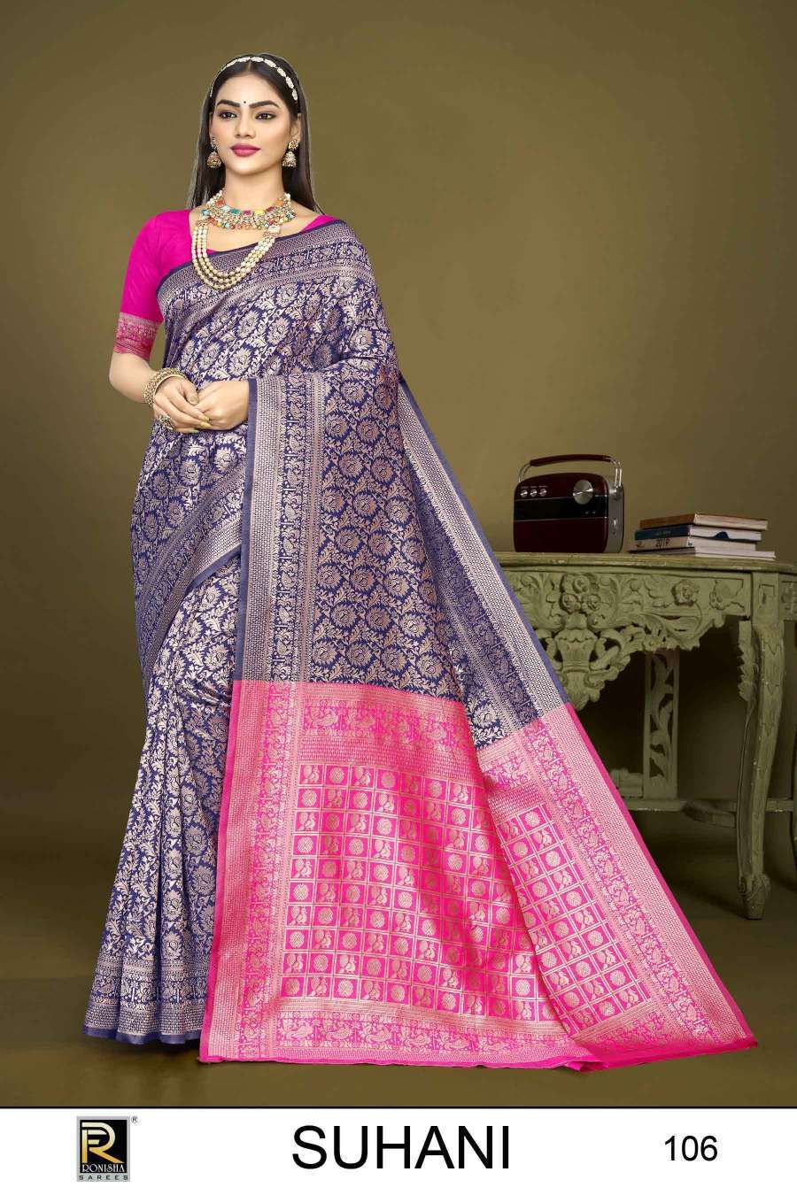 Ronisha Suhani-1 Banarasi Silk sarees wholesale in Bangalore