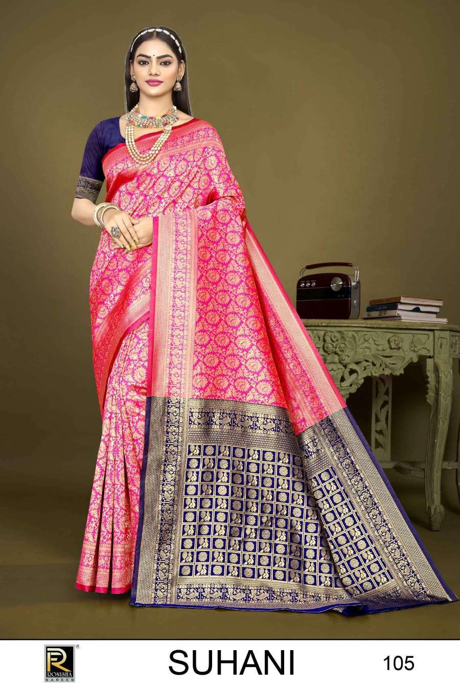 Ronisha Suhani-1 Banarasi Silk sarees wholesale in Bangalore