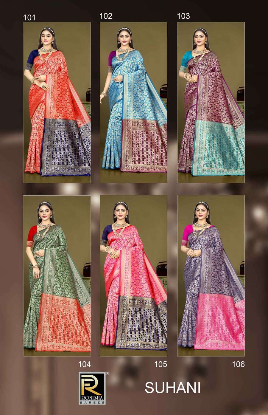 Ronisha Suhani-1 Banarasi Silk sarees wholesale in Bangalore