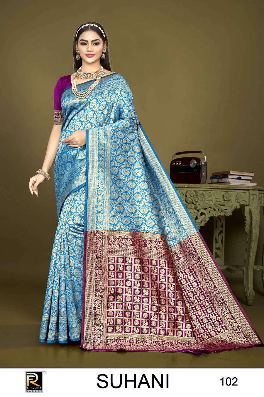 Ronisha Suhani-1 Banarasi Silk sarees wholesale in Bangalore