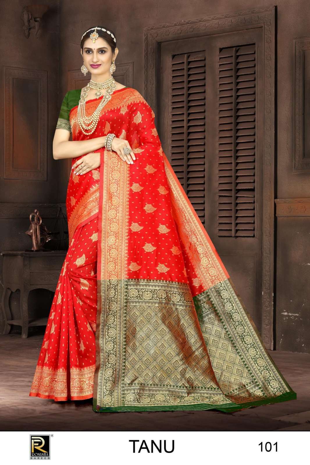Ronisha Tanu Banarasi Silk Bulk saree suppliers