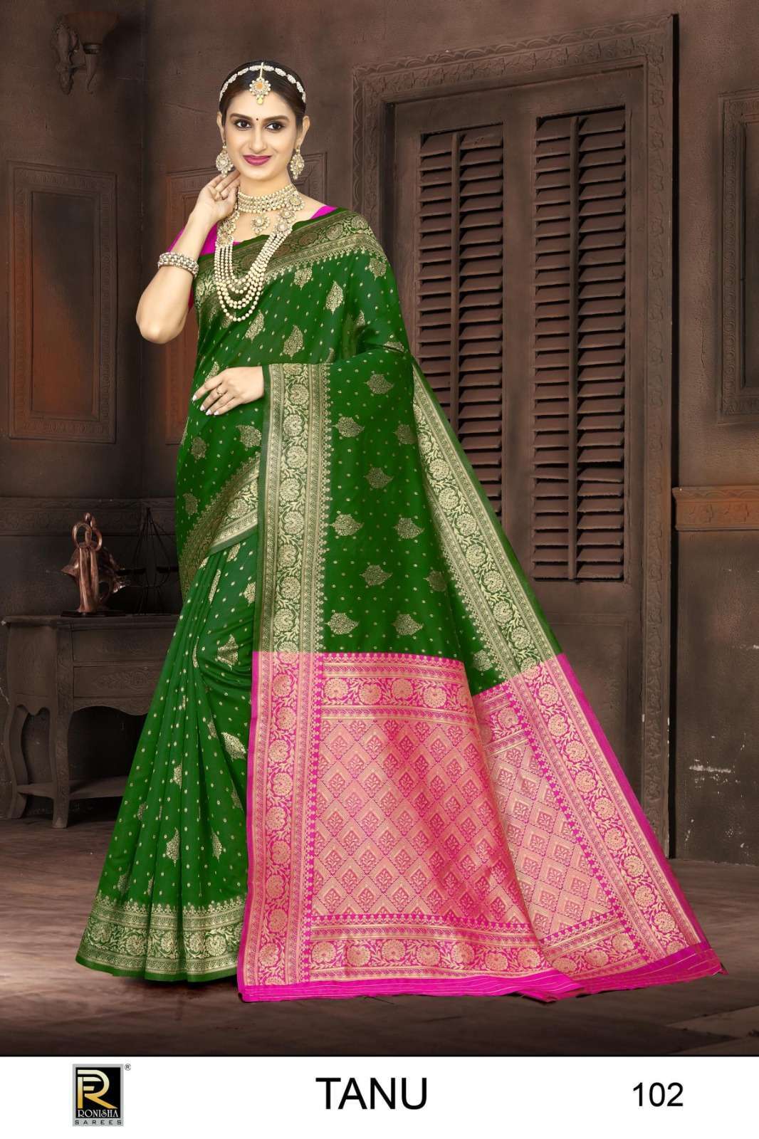 Ronisha Tanu Banarasi Silk Bulk saree suppliers