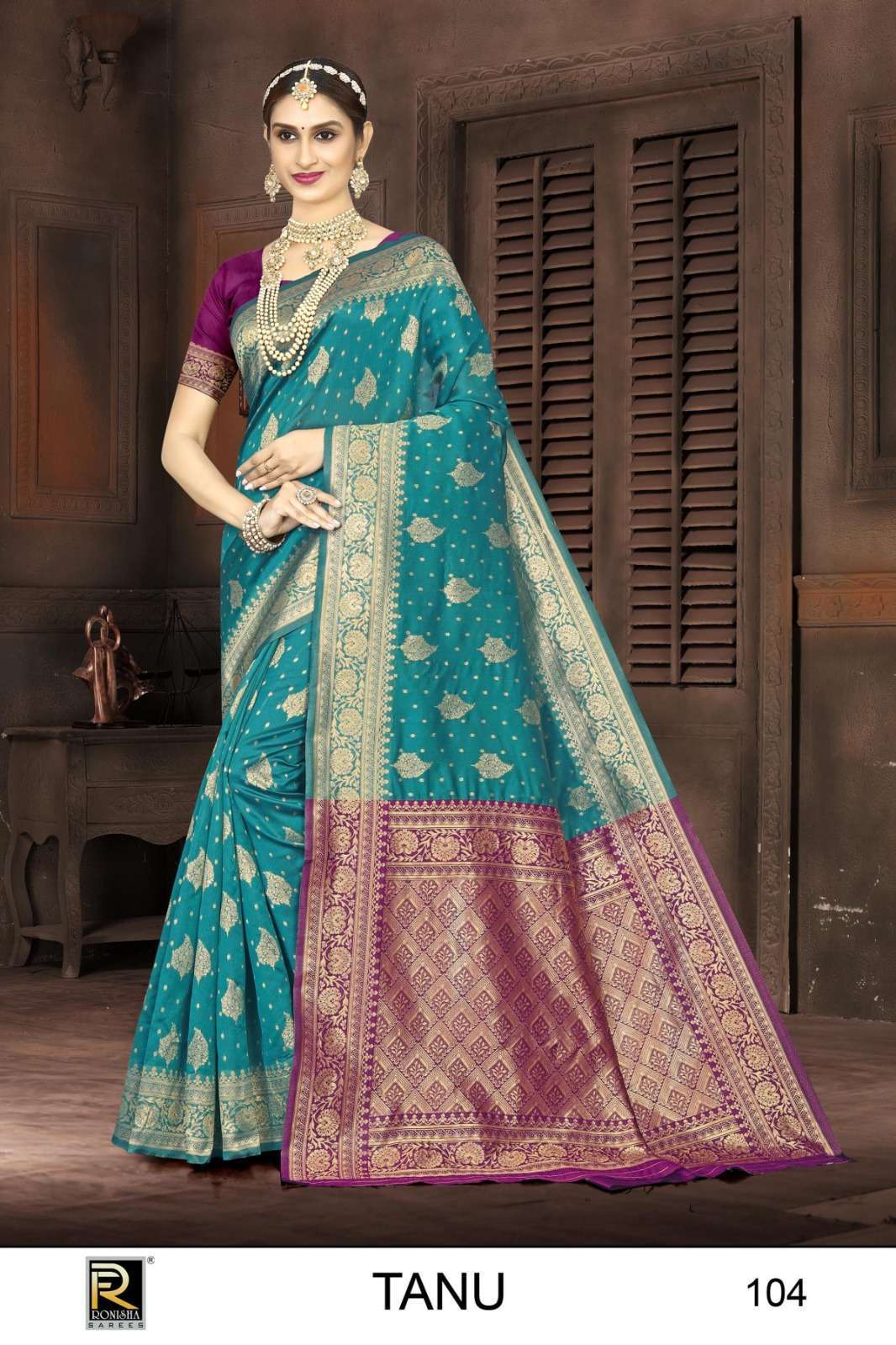 Ronisha Tanu Banarasi Silk Bulk saree suppliers