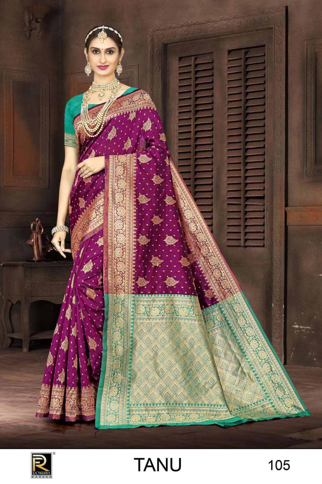Ronisha Tanu Banarasi Silk Bulk saree suppliers