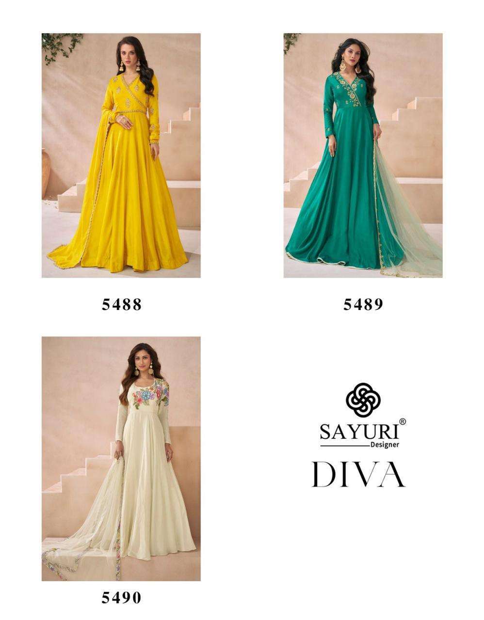 SAYURI DESIGNER DIVA Gown Kurti wholesale