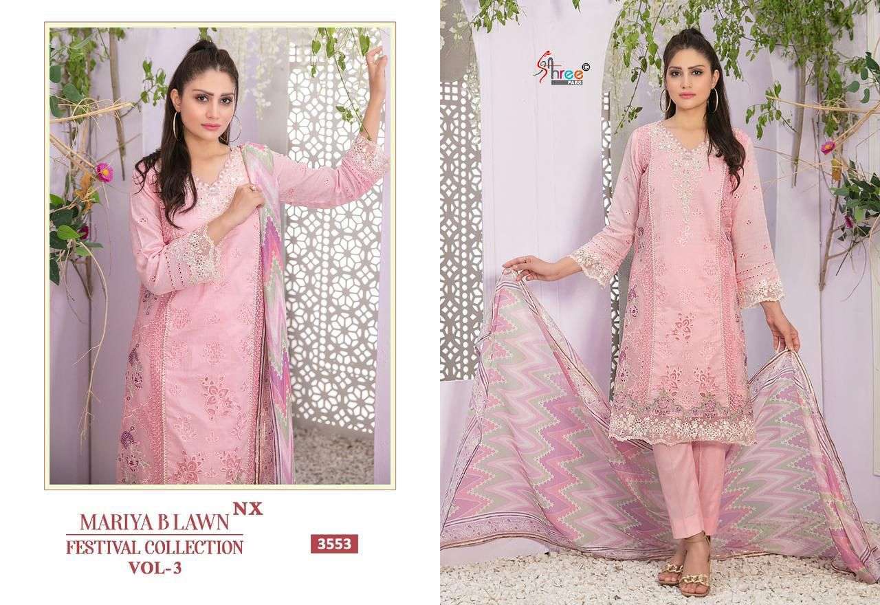 Shree Mariya B Vol 3 Nx Cotton Dupatta Surat Cotton Salwar Kameez Wholesale