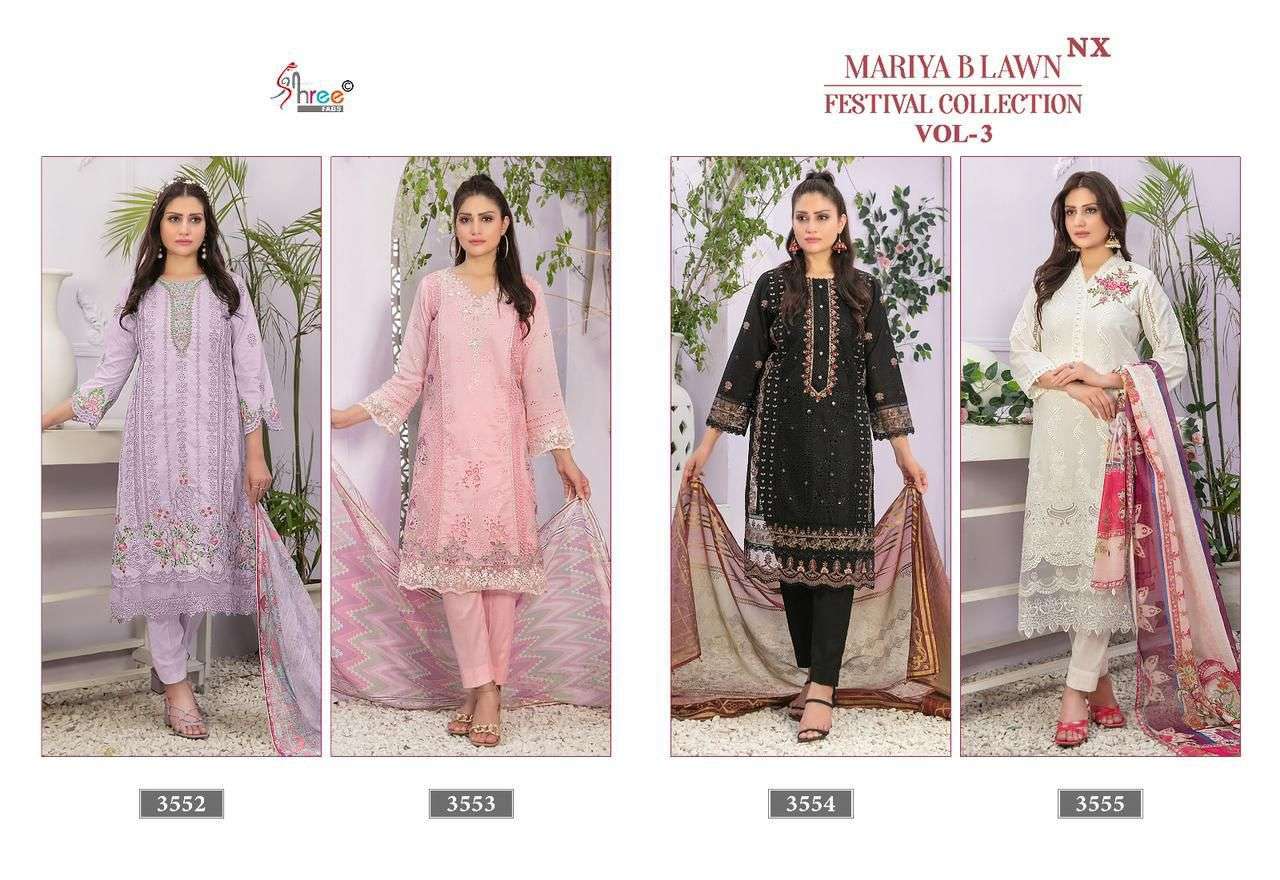 Shree Mariya B Vol 3 Nx Cotton Dupatta Surat Cotton Salwar Kameez Wholesale