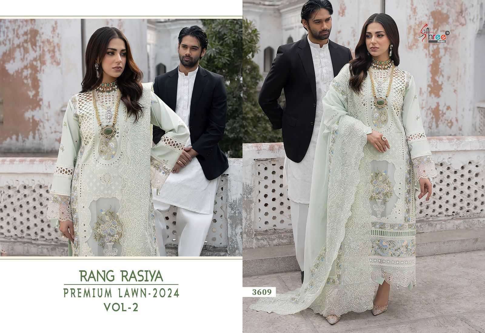 Shree Rang Rasiya Premium Lawn Vol 2 Cotton Dupatta Wholesale party wear Salwar Kameez in hyderabad