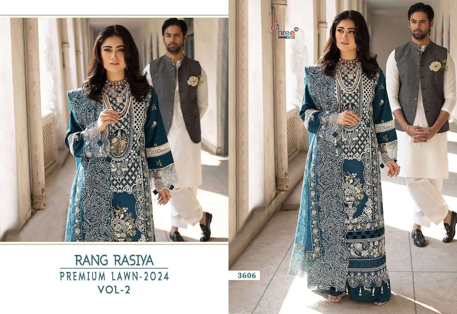 Shree Rang Rasiya Premium Lawn Vol 2 Cotton Dupatta Wholesale party wear Salwar Kameez in hyderabad