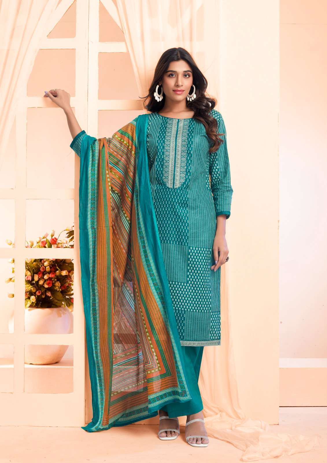 Yashika Erina Cotton Printed Wholesale dress materials suppliers