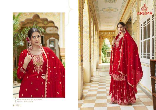 Aroma Antra Designer Premium Silk  Latest salwar suit designs