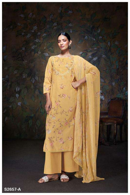 Ganga AGAMYA 2657 Dress Material Manufacturers Wholesale 