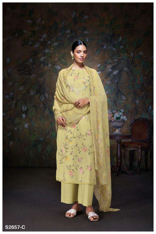 Ganga AGAMYA 2657 Dress Material Manufacturers Wholesale 