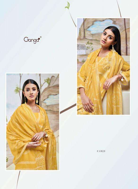 Ganga HIBA Dress Materials fabric wholesale