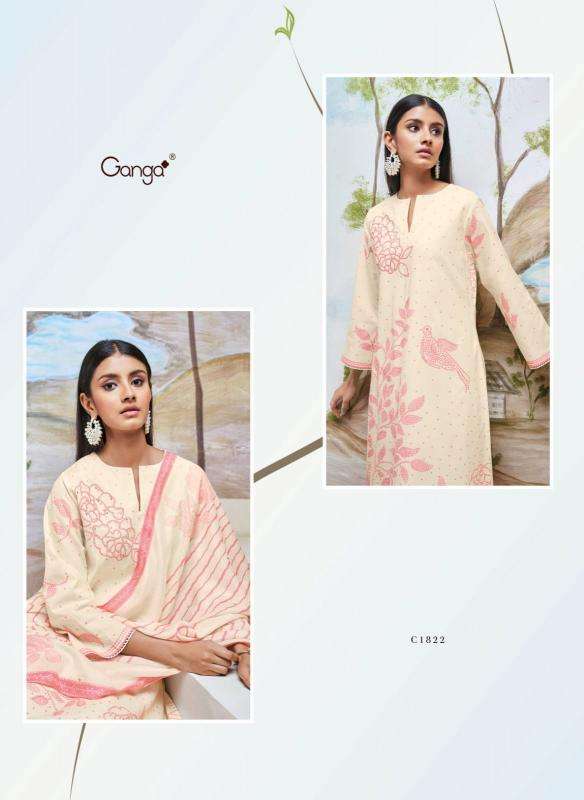 Ganga HIBA Dress Materials fabric wholesale