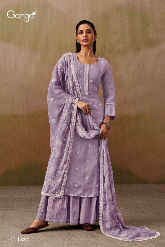 Ganga SANDHYA Cotton Wholesale dress material market in Surat