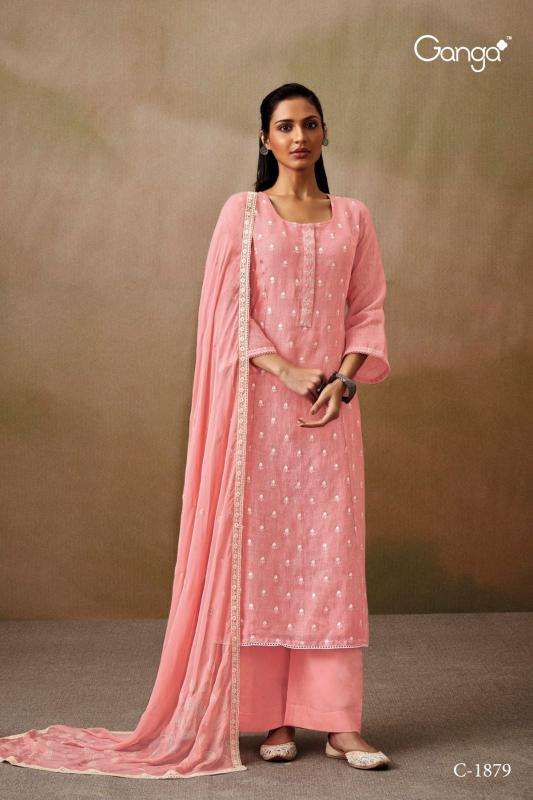 Ganga SANDHYA Cotton Wholesale dress material market in Surat
